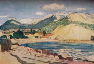 1931年、南フランスの湾 作： Derwent Lees