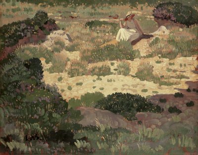 カシス付近、1913年（パネル） 作： Derwent Lees