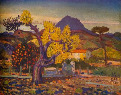 花の梨の木、1913年1932年 作： Derwent Lees
