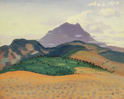 ピレネー山脈のツアーマドロック、1913年 作： Derwent Lees
