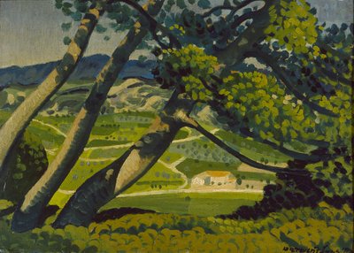 木、プロヴァンス、1912 作： Derwent Lees