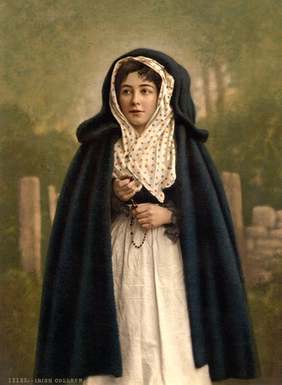 アイリッシュコリーン、1890年 作： Detroit Photographic Co.