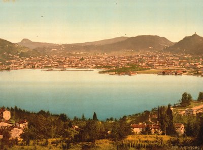 一般的な見解、コモ、コモ湖、イタリア、c.1900 作： Detroit Publishing Co.