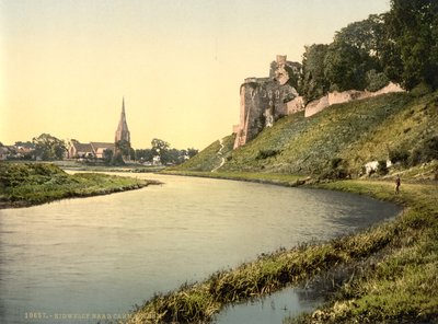 キドウェリー、カーマーセン、ウェールズ、1890-1900年頃（フォトクロームプリント） 作： デトロイト出版株式会社