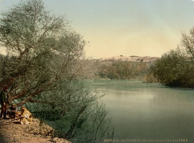 洗礼の場所、ヨルダン川、聖地、1890-1900年頃（フォトクロム・プリント） 作： デトロイト出版株式会社