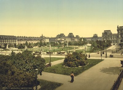 パリのルーブル美術館、1890〜1900年頃 作： Detroit Publishing Co.