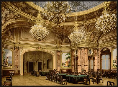 新しいギャンブル ルーム、モンテカルロ、リビエラ、モナコ 作： Detroit Publishing Co.