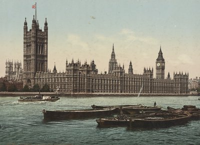 ロンドンの議会の家、ロンドン、1890〜1900年頃（フォトクロム） 作： Detroit Publishing Co.