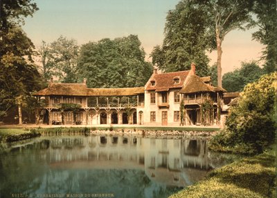 プティトリアノンパーク、メゾンデュセニョール、ヴェルサイユ、c.1890-1900（フォトクロム） 作： Detroit Publishing Co.