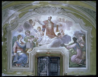 ロヨラの聖イグナティウスの神格化（1491年～1556年頃）」（Refectoryより 作： Diacinto Fabbroni