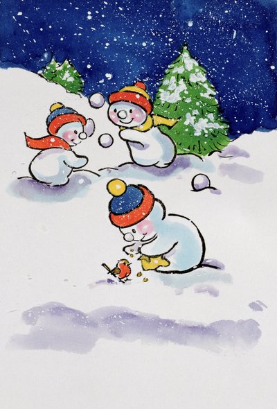 リトル雪だるまスノーボーリング、1996（WC） 作： Diane Matthes