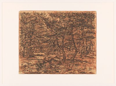 森林景観 作： Dick Ket (signed by artist)