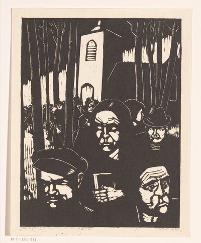 教会員 作： Dick Ket (signed by artist)