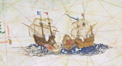 5415A f.10 Two Galleons Fighting を追加、「Opus Geographicum」の詳細 作： Diego Homem