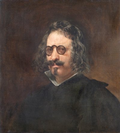 フランシスコ・ゴメス・デ・ケベド・イ・ビジェガス 作： Diego Rodriguez de Silva (studio of) Velazquez