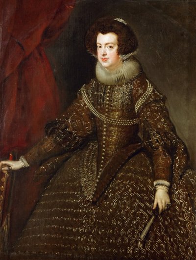 バロック様式。フランス王妃エリザベート（1602-1644）の肖像 par Velazquez, Diego (1599-1660) 作： Diego Velázquez