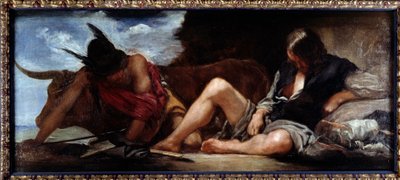 ディエゴ・ベラスケス(1599-1660)の「水星とアルゴス」の絵 作： Diego Velázquez