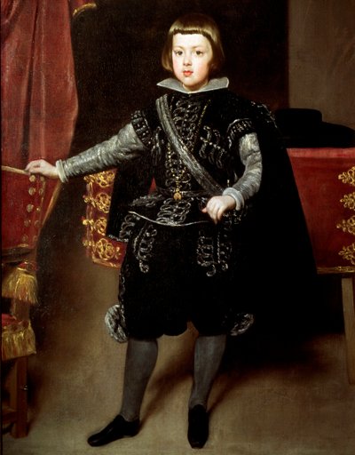 スペインのバルタサル・カルロスの肖像（油彩・キャンバス 作： Diego Velázquez