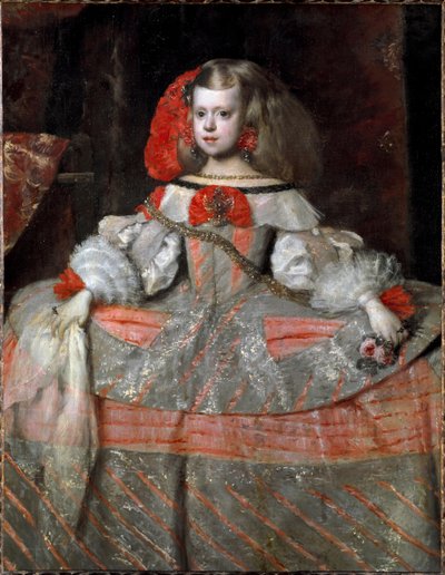 オーストリアのインファンタマルガリータテレサの肖像画 作： Diego Velázquez