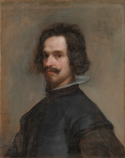 男の肖像、c.1630-35（キャンバスに油彩） 作： Diego Velázquez