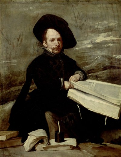 ブッフォン "エル・プリモ "の肖像 作： Diego Rodriguez de Silva y Velazquez