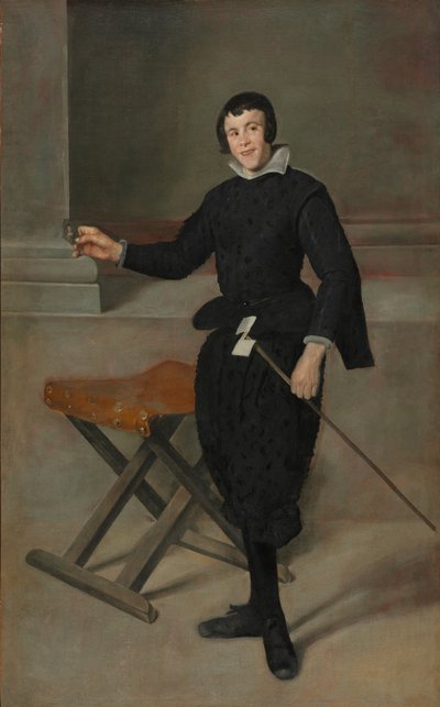 ジェスターカラバサスの肖像、1631〜1632年頃 作： Diego Velázquez