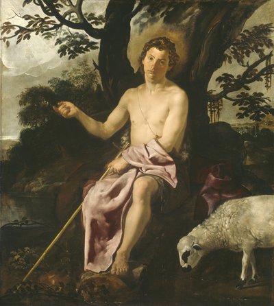 荒野の洗礼者聖ヨハネ、1622年頃 作： Diego Velázquez