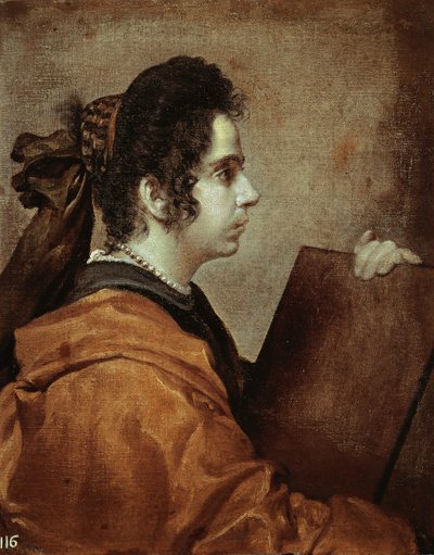シビラ（フアナ・パチェコ） 1632年頃 油彩・カンヴァス 作： Diego Rodriguez de Silva y Velazquez