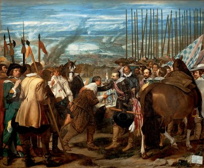 6月5日、ブレダの降伏 作： Diego Velázquez