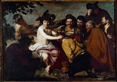 バッカスの勝利、あるいは酔っぱらいたち（油彩・キャンバス 作： Diego Velázquez