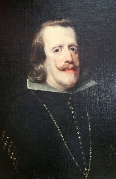 「スペインのフェリペ4世の肖像」、c1656-c1660 作： Diego Velasquez