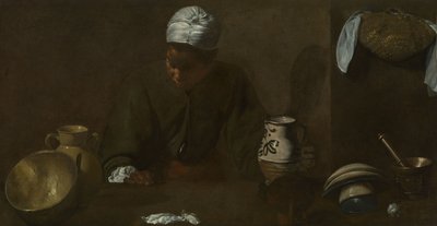 キッチンの風景 作： Diego Velázquez