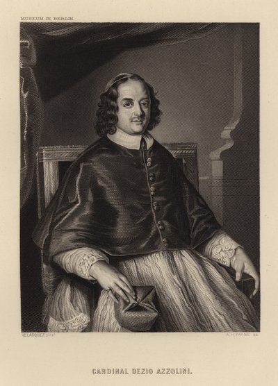 枢機卿デツィオ・アゾリーニ 作： Diego Velázquez