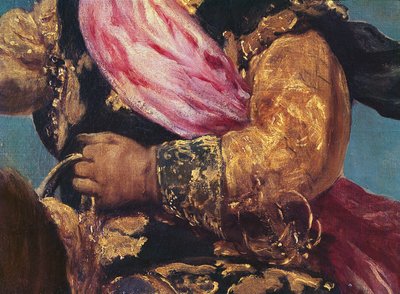 乗馬のバルサザールカルロス王子の詳細、1635-36年（835の詳細） 作： Diego Velázquez