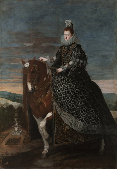 オーストリアのマルガリータの乗馬の肖像15841611、1630年から1635年の間に 作： Diego Velázquez