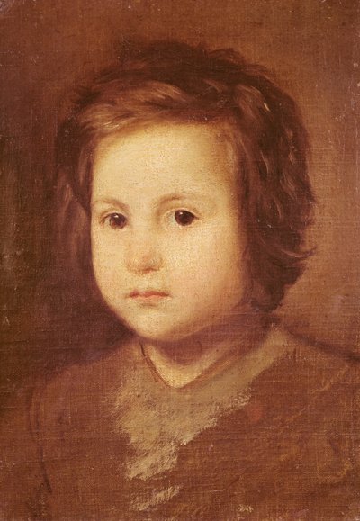 子供の頭、1650 作： Diego Velázquez