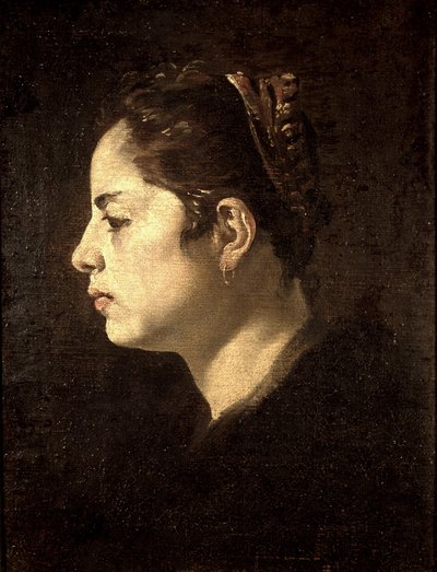 少女の頭部 作： Diego Velázquez