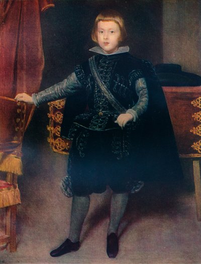 幼児バルタサールカルロス1629-1646、1639 c1927 作： Diego Velázquez