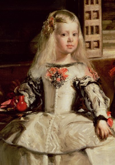 ラスメニーナスまたはフィリップ4世の家族、1656年頃（詳細） 作： Diego Velázquez