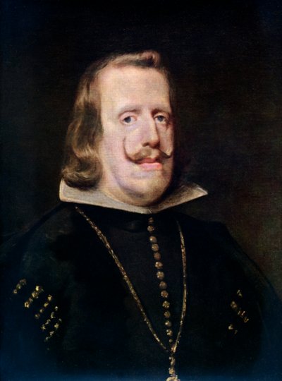 スペインのフィリップ4世、1656年、1912年。 作： Diego Velázquez