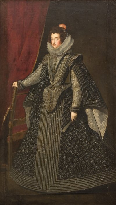フランスのエリザベートの肖像 1602 ～ 1644 年、スペインの王妃、1630 年代。 作： Diego Velázquez