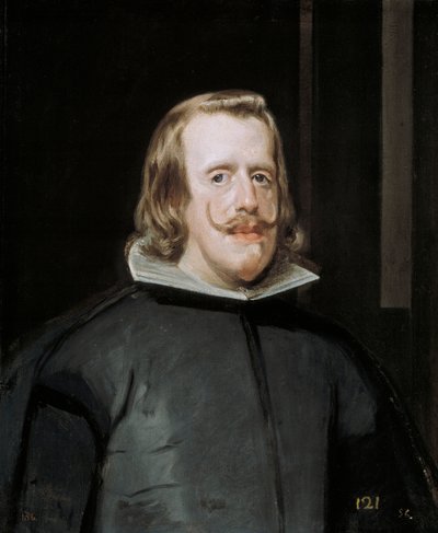 スペインのフィリップ4世の肖像、c。 1653年 作： Diego Velázquez