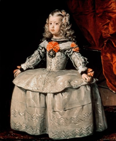 インファンタマルガリータ（1651-73）の肖像5歳、1656 作： Diego Velázquez