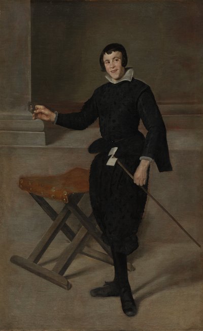 道化師カラバサスの肖像、c。 1631-32。 作： Diego Velázquez