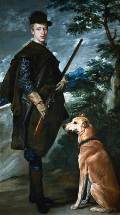 枢機卿インファンテドンフェルナンド、c1632 作： Diego Velázquez