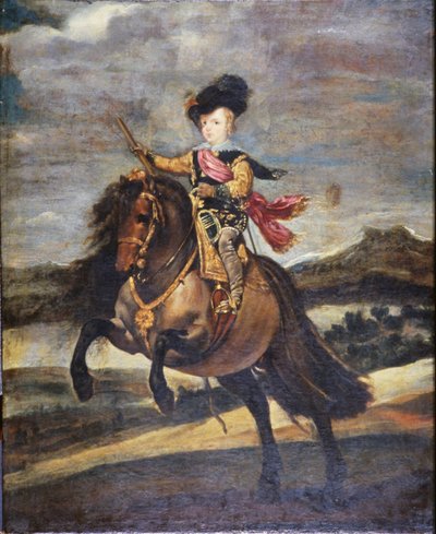 馬に乗ったインファンテバルタサールカルロス 作： Diego Velázquez