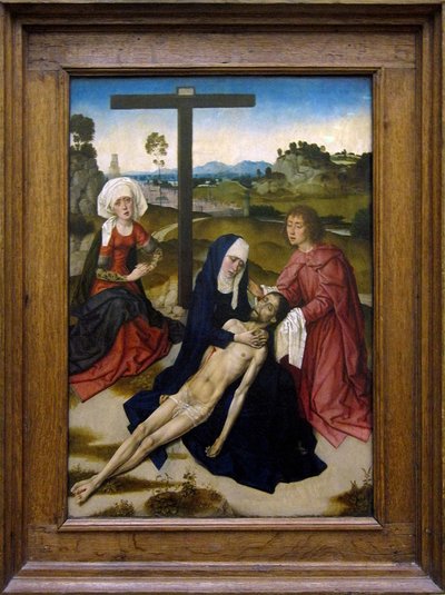 オランダ語  De bewening van Christus 死んだキリストへの哀悼の言葉 作： ディーリックバウツ