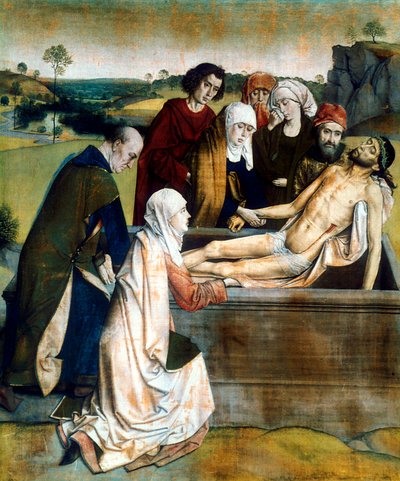「埋葬」、1450年代 作： Dieric Bouts