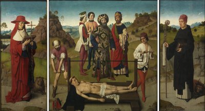 聖エラスムスの殉教の三連祭壇画 作： Dieric Bouts