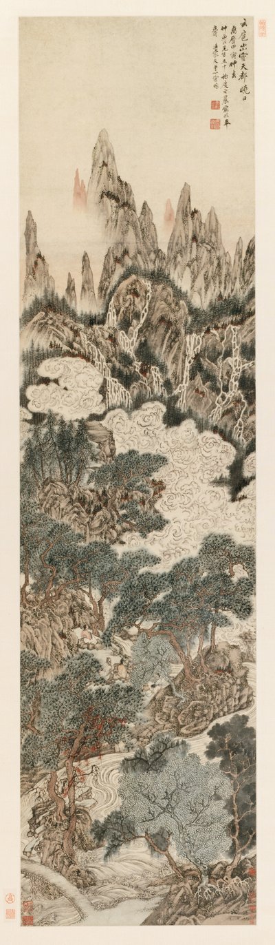 ヘブンリー シタデル ピークに昇る朝日 作： Ding Yunpeng